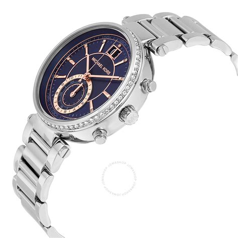 mk6224 michael kors watch|Michael Kors Sawyer Blue Dial Stainless Steel Ladies Watch .